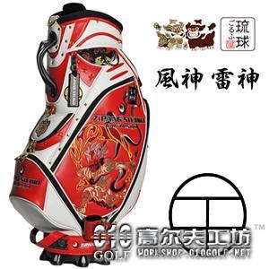 Zipan Studio 琉球风神雷神球包 红色（9寸/5插口/4.6KG）