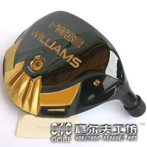 【正品】williams FW32 黑金全球限量500组5号球道木杆头
