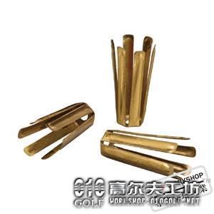 杆身过小时装大口径杆头用黄铜杆身六爪垫片