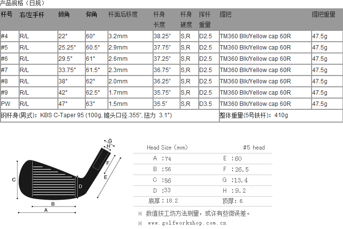 【正品】Taylormade RBZ TOUR火箭锋 职业款铁杆 F版