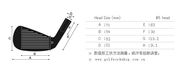【进口】EPON FORGED AF-TOUR 远藤制造 职业版铁杆杆头