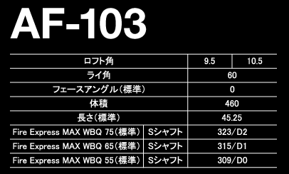 【进口】Epon AF-103 新款手感强烈 远 一号木杆头
