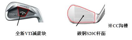 【正品】Callaway LEGACY BLACK 2012 软件煅造铁杆头