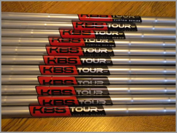 KBS Custom Series高性能铁杆杆身 磨砂银