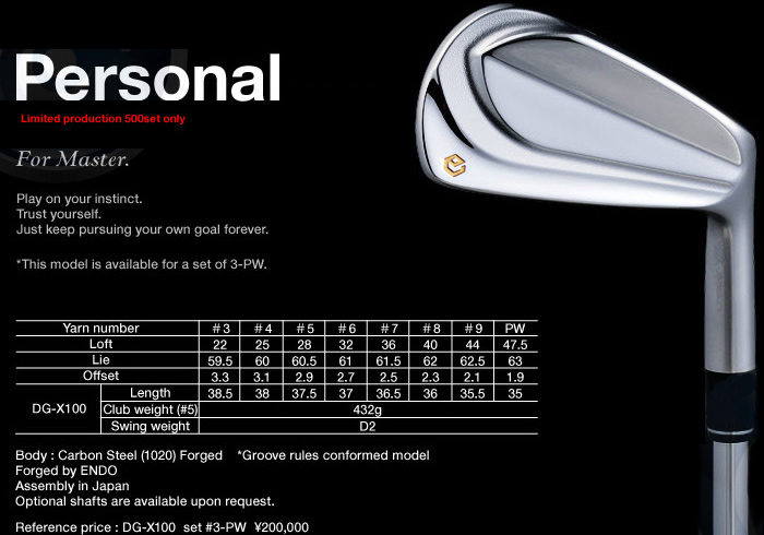 【进口】Epon Forged Personal 2012限量版 铁杆组