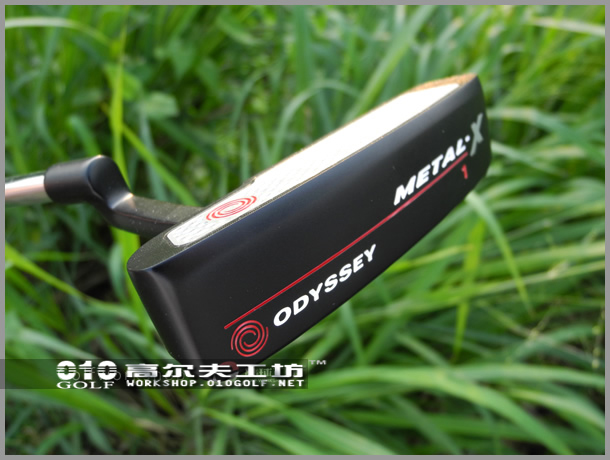 【正品】Odyssey Metal-X #1 金属嵌面 左手推杆杆头