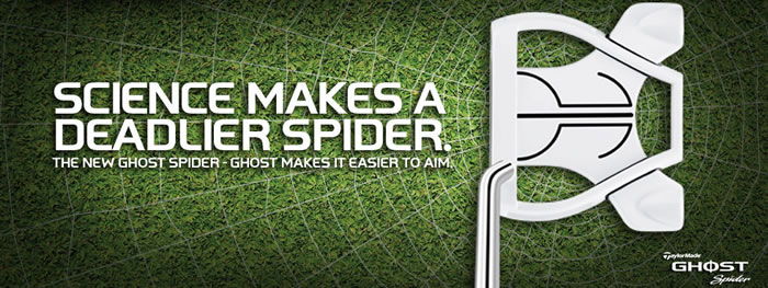 【正品】Ghost Spider 新款 超稳定 精准 推杆头