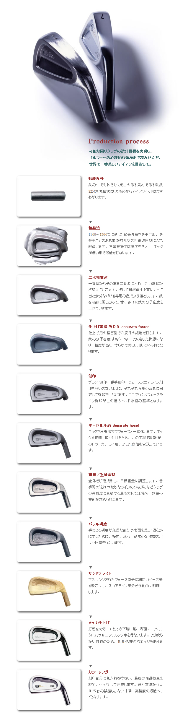 【正品】Miura MB-5003 软铁煅造精品职业铁杆头