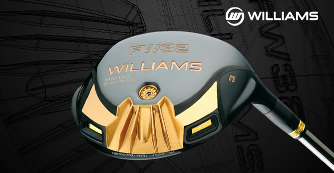 【正品】williams FW32 黑金全球限量500组3号球道木杆头