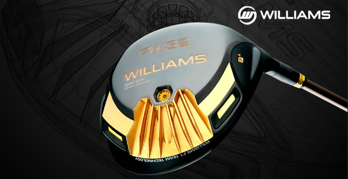 【正品】williams FW32 黑金全球限量500组一号木杆头