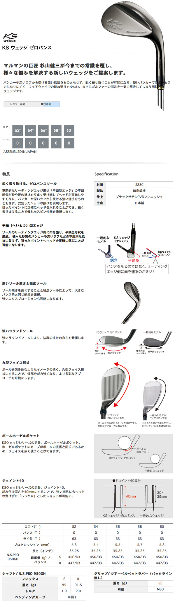 【正品】Maruman KSusi zero bounce sole新款挖起杆头