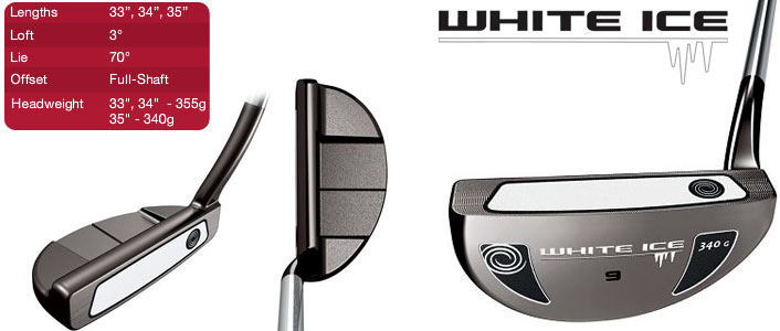 【正品】Odyssey White ice 9# 传统稳定 推杆头