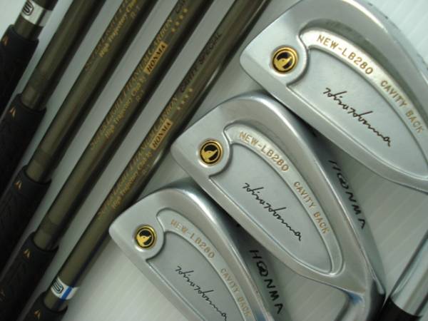 代客户卖 Honma LB280 二手铁杆组 3－10
