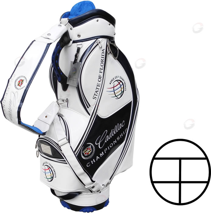 WGC-2012凯迪拉克球员锦标赛 纪念球包 蓝白色